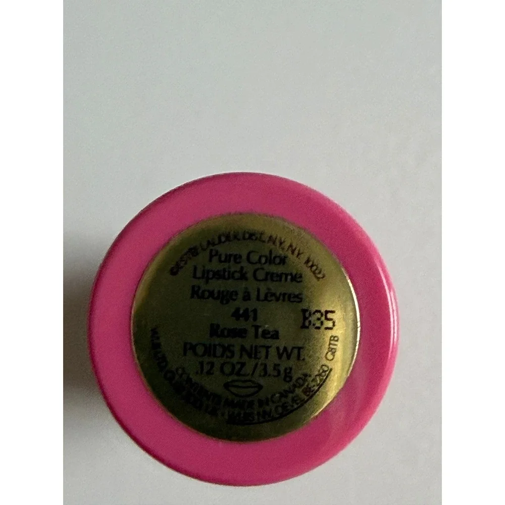 Estee Lauder Pure Color Lipstick Creme 441 Rose Tea Pink Mauve 0.12oz Makeup